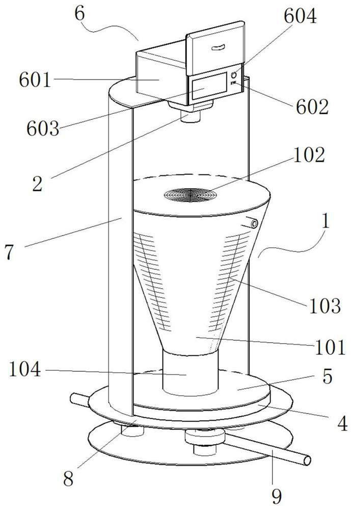 Machine vision-based static leveling instrument with inclination measuring function and measuring method thereof