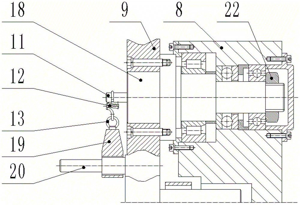 PC steel rod reducing spinning device