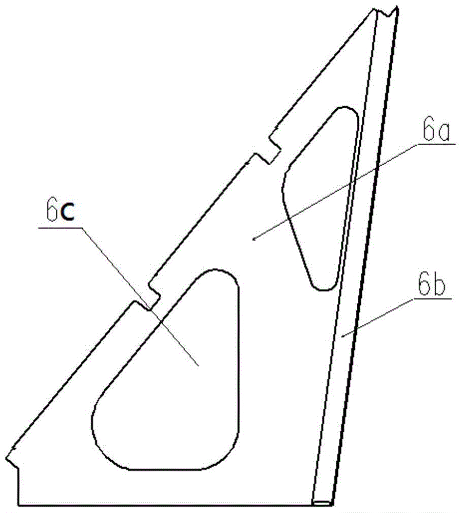 The end wall structure of the hopper car and the hopper car using the end wall structure