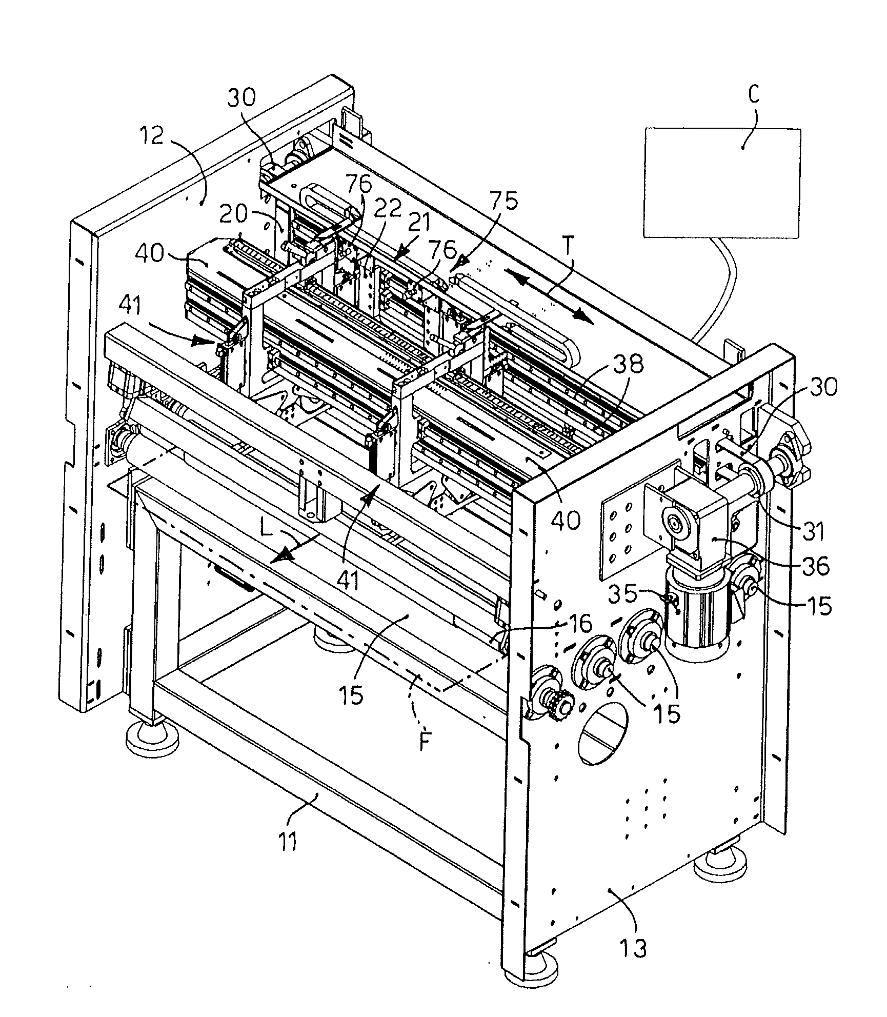 Machine for making packing boxes