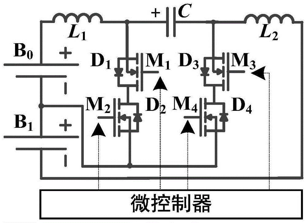 Adjacent-cell-to-cell equalization circuit and implementation method based on lcl resonance conversion