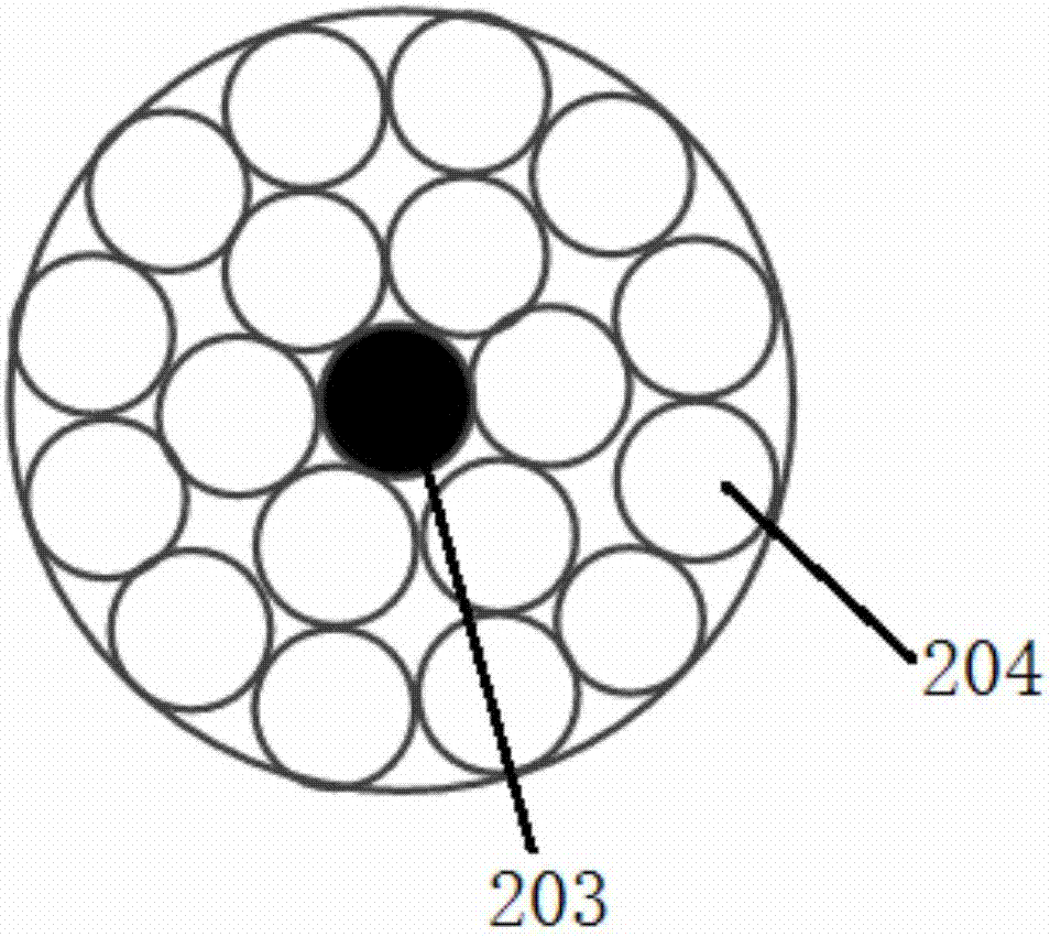 Optical fiber displacement sensing system-based displacement measurement signal analysis method