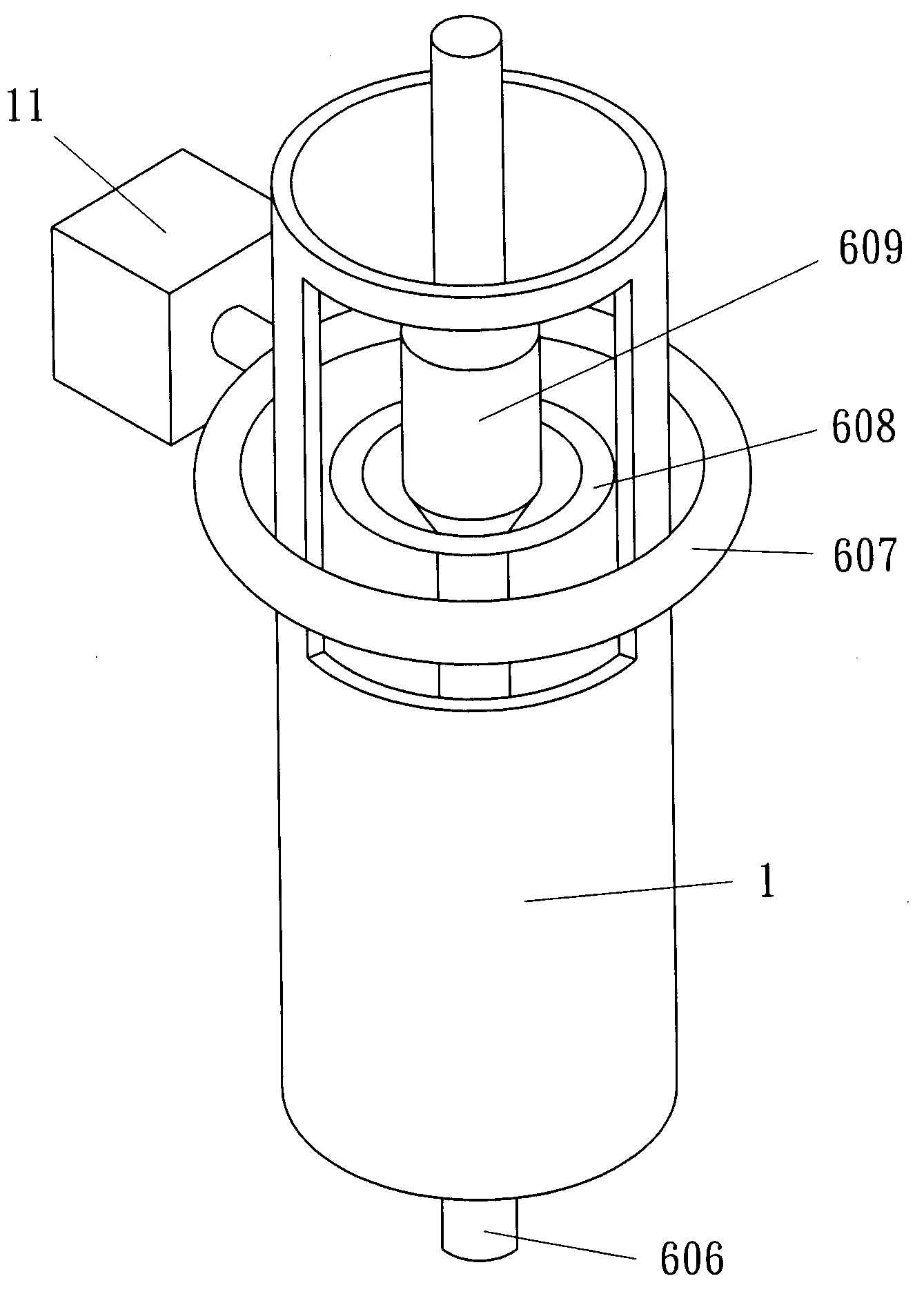 Lighting Device Equipped with Coaxial Line Laser Diodes and Fabrication Method Thereof