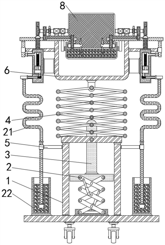 Coating device capable of automatically supplying paint and preventing condensation for painted ceiling