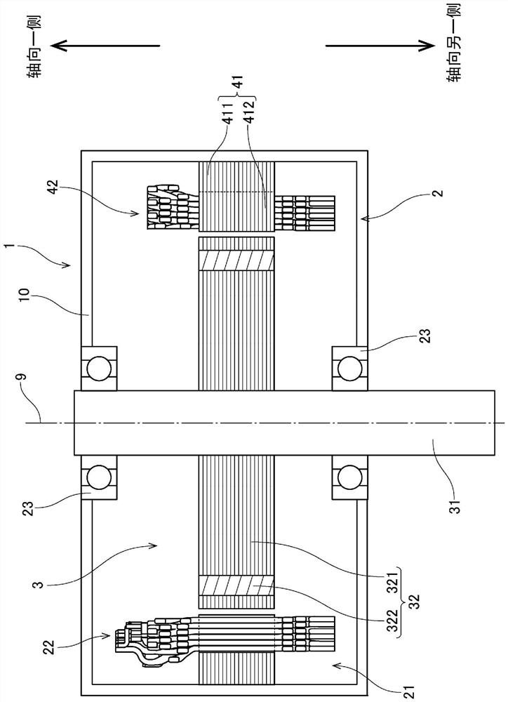 Stator and motor