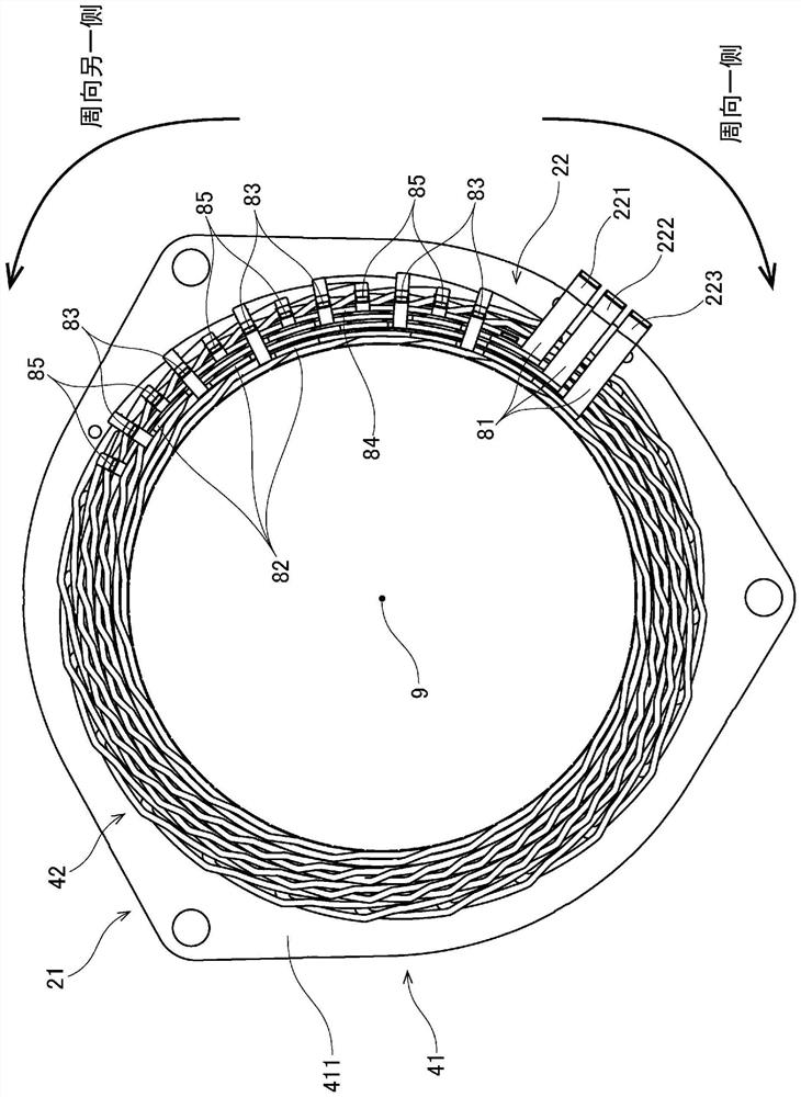 Stator and motor