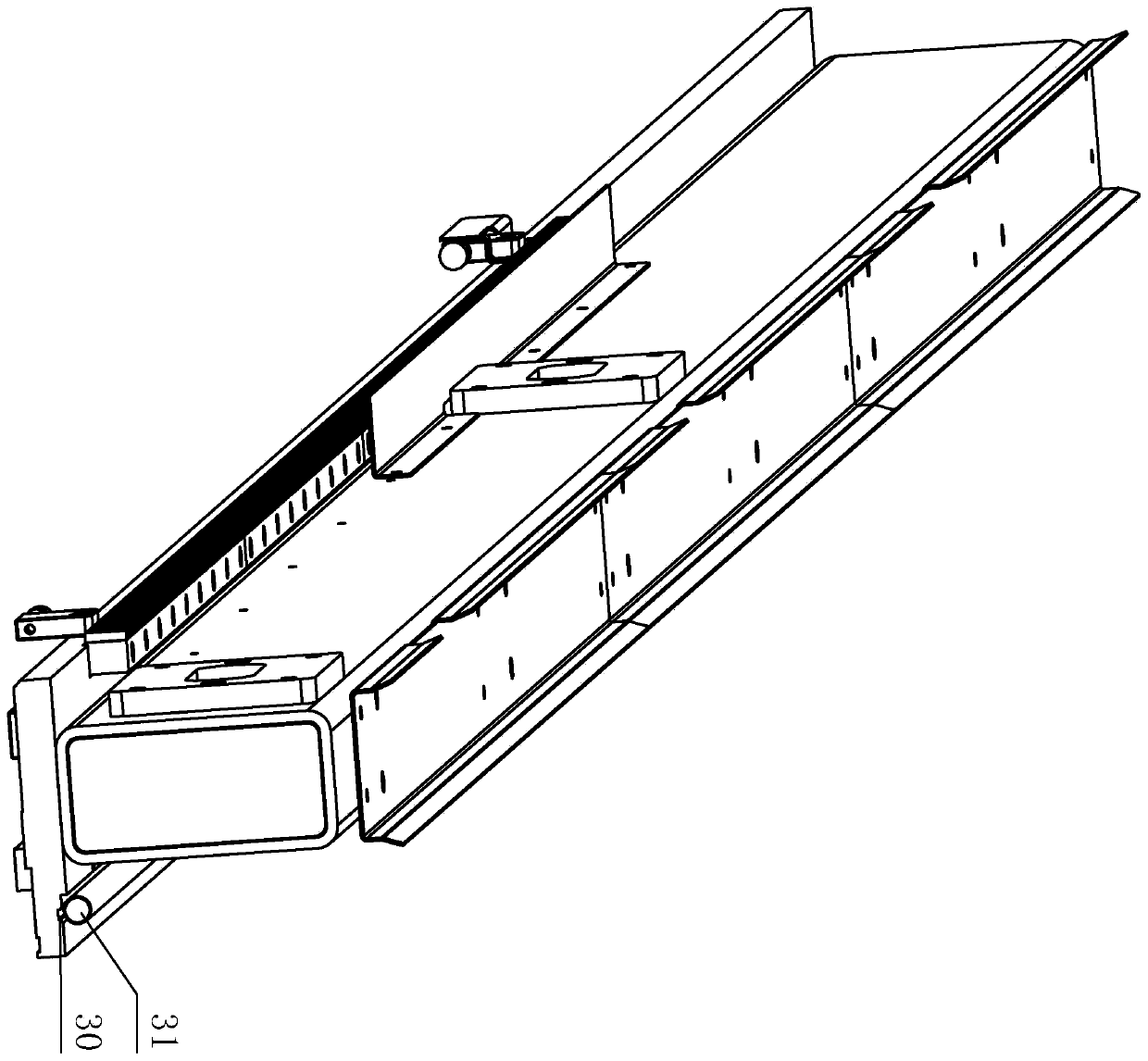 High-speed computer plate cutting saw, control system and machining method