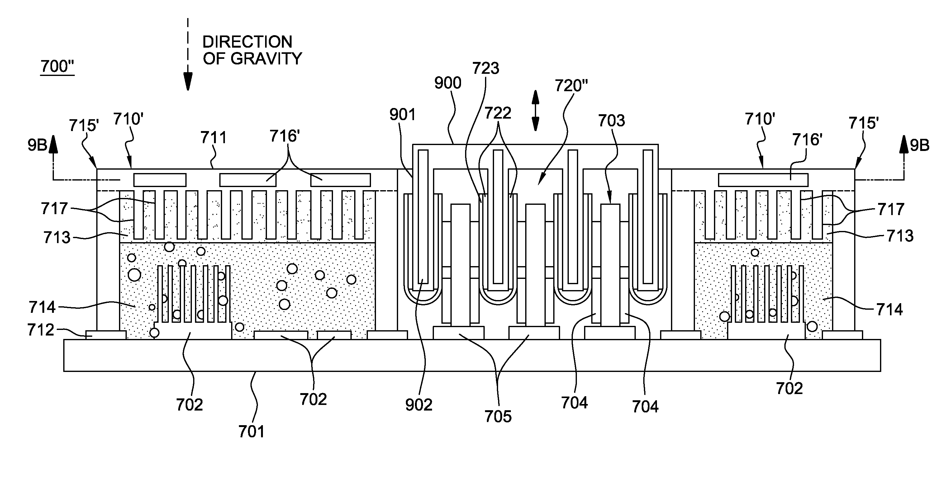 Immersion-cooled and conduction-cooled electronic system