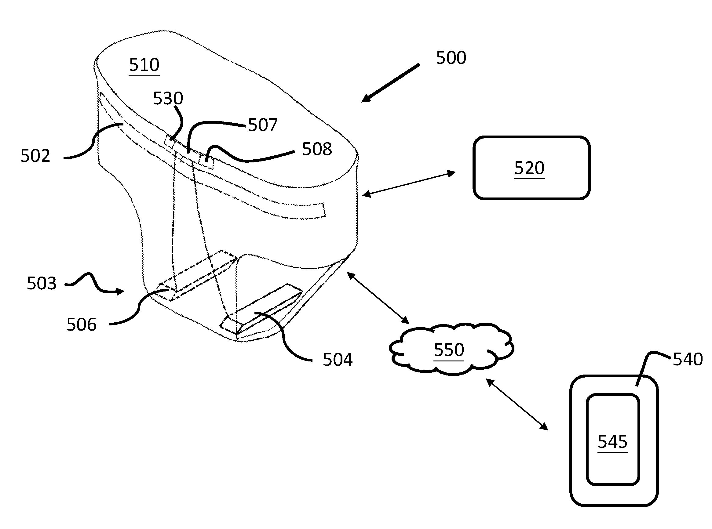 Device for detecting fullness of bladder