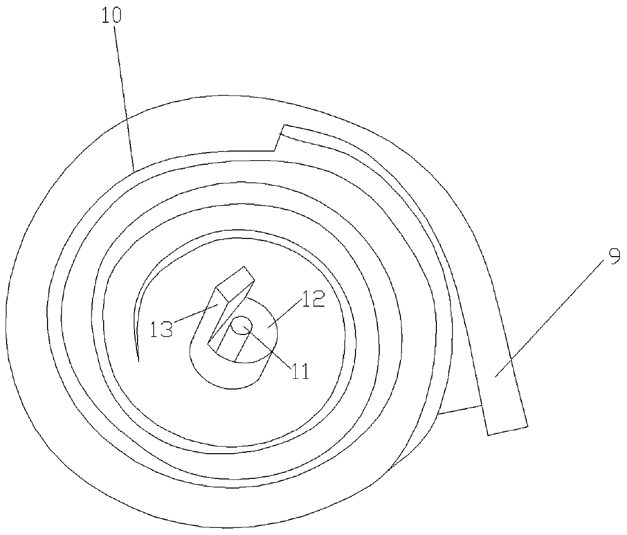 Device and method for avoiding sintering adhesion of magnetic core