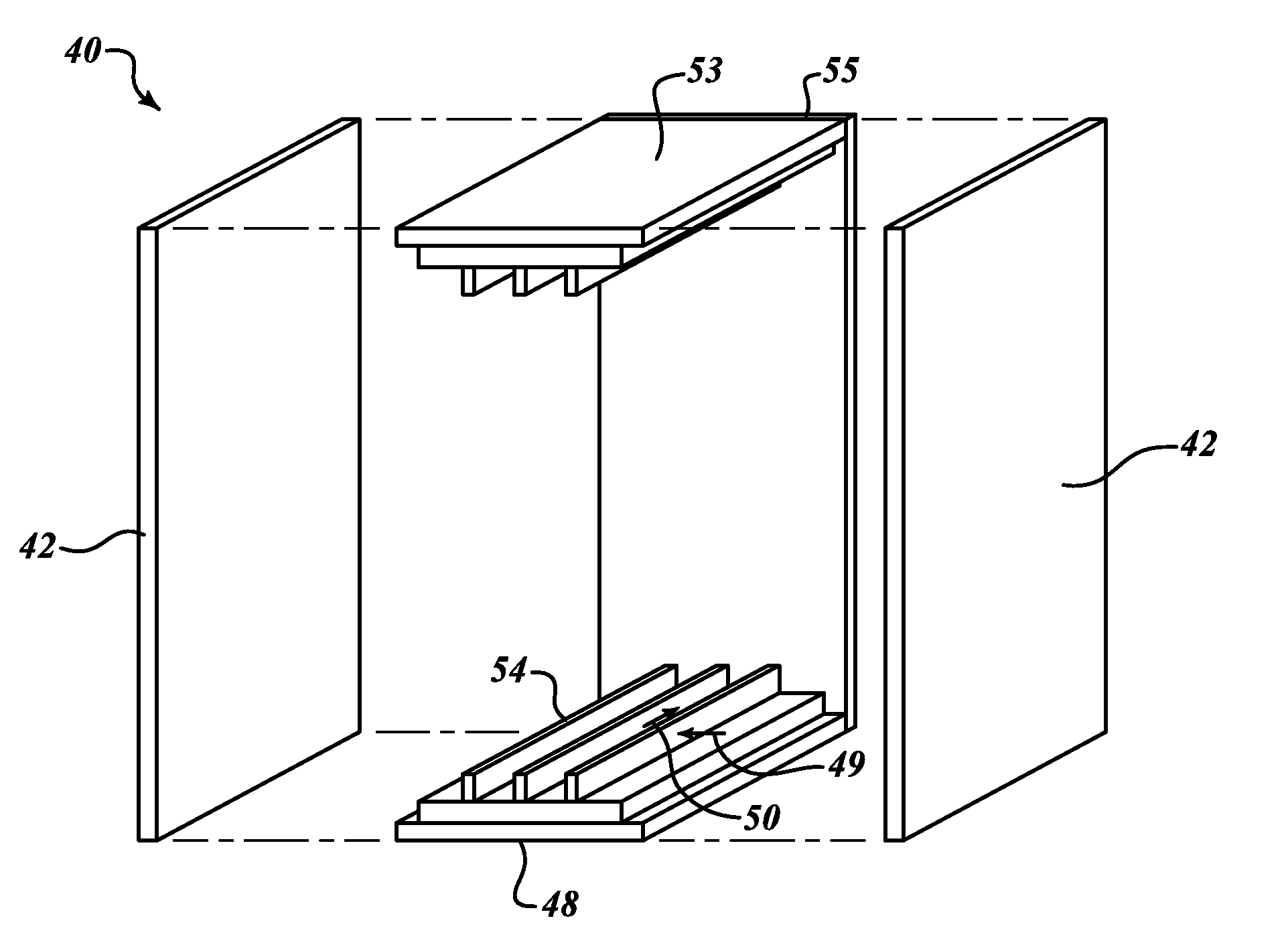 Composite avionics chassis