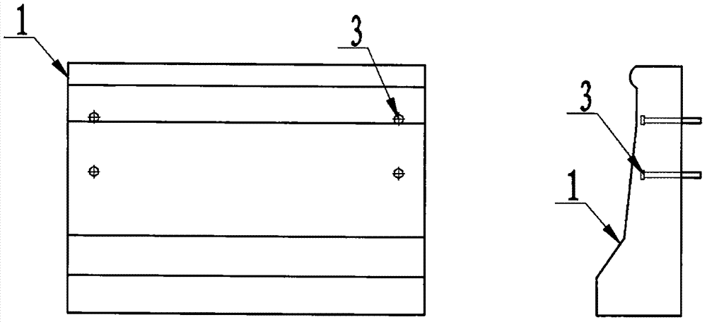 Roadbed concrete guard bar reuse construction method