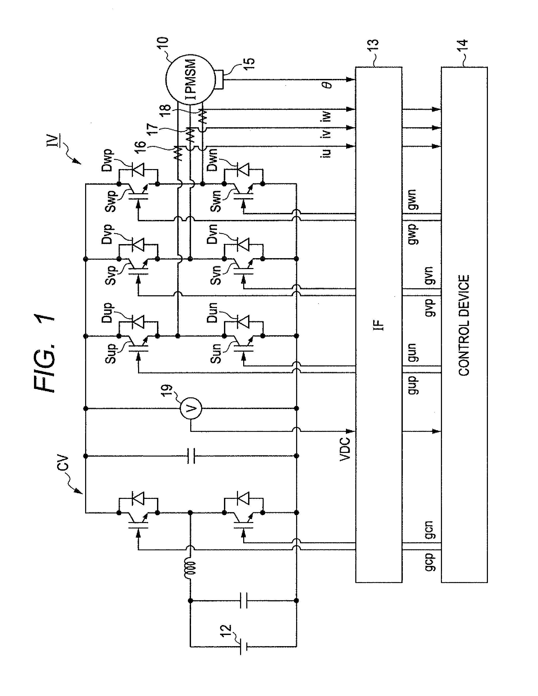 Control apparatus for electric rotating machine