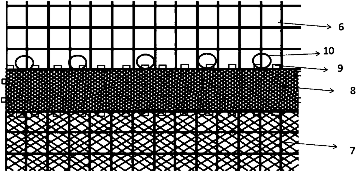 Lifting type rapidly-replaced bubble blocking net system