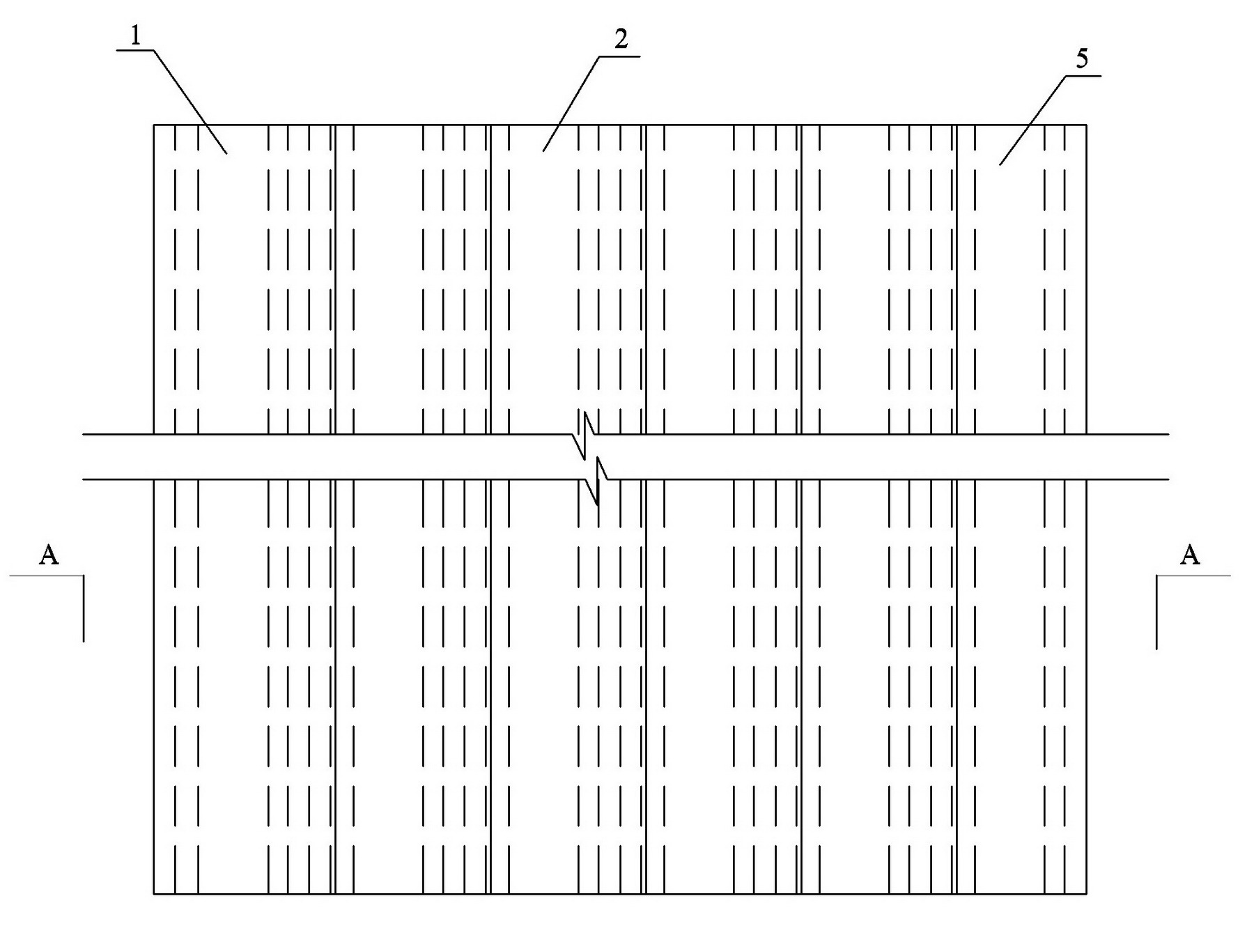 Assembly type hollow slab bridge adopting bracket to replace ribbet to transmit force