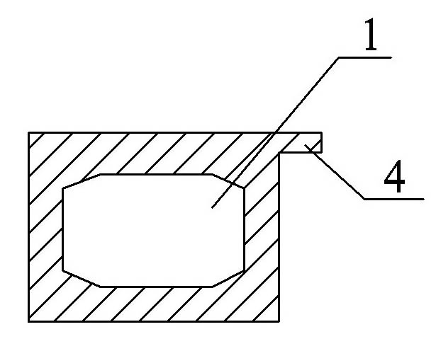 Assembly type hollow slab bridge adopting bracket to replace ribbet to transmit force