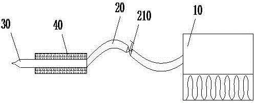 A device for cutting honey caps