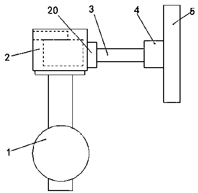 Valve with detachable valve rod