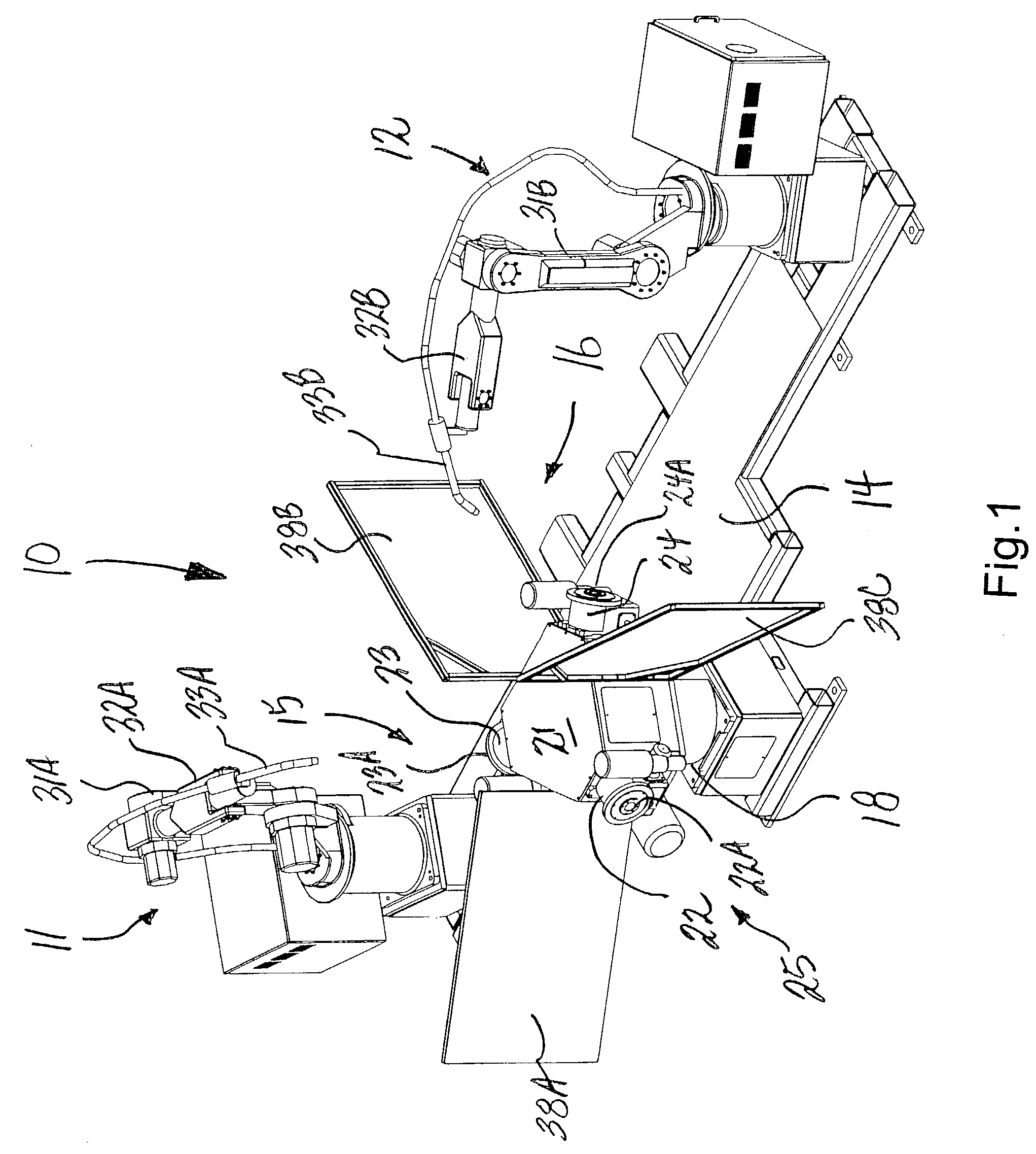 Multi-station robotic welding assembly