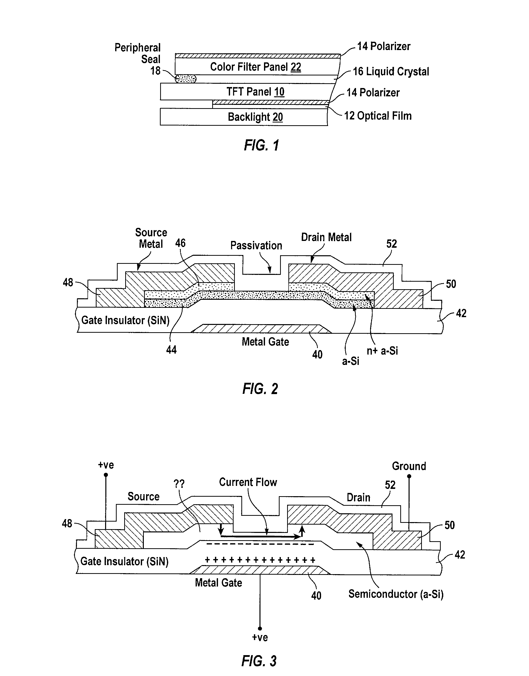 Array testing method using electric bias stress for TFT array