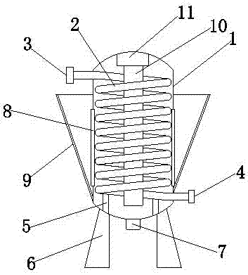 Visible light photocatalysis sewage treatment equipment