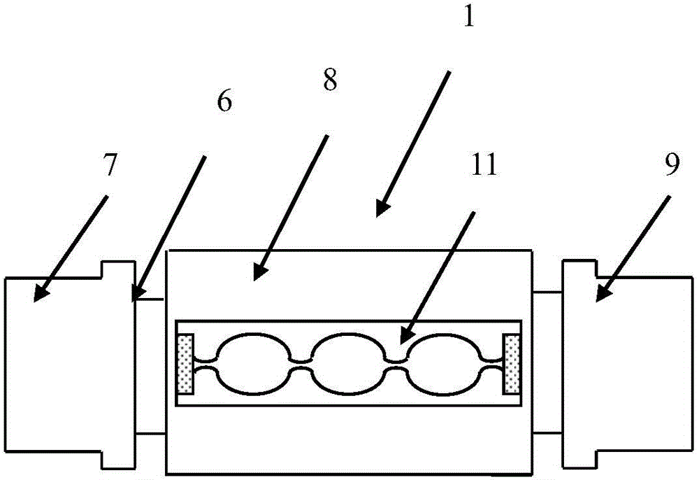 Peak shape delaying forward suppressor and high-performance liquid chromatographic analysis device and method using the same