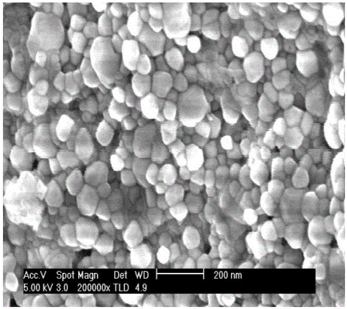 Piezoelectric acceleration sensor prepared from nanometer barium titanate ceramic