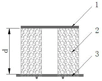 A device packed with radial wall flow structured catalyst