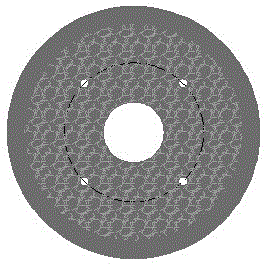 A device packed with radial wall flow structured catalyst