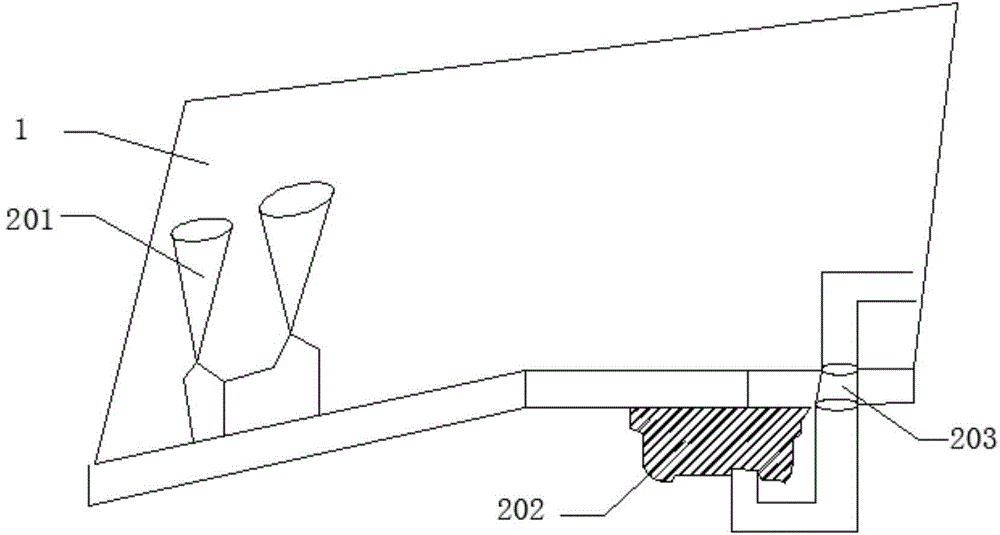 Internal space-optimized mobile phone