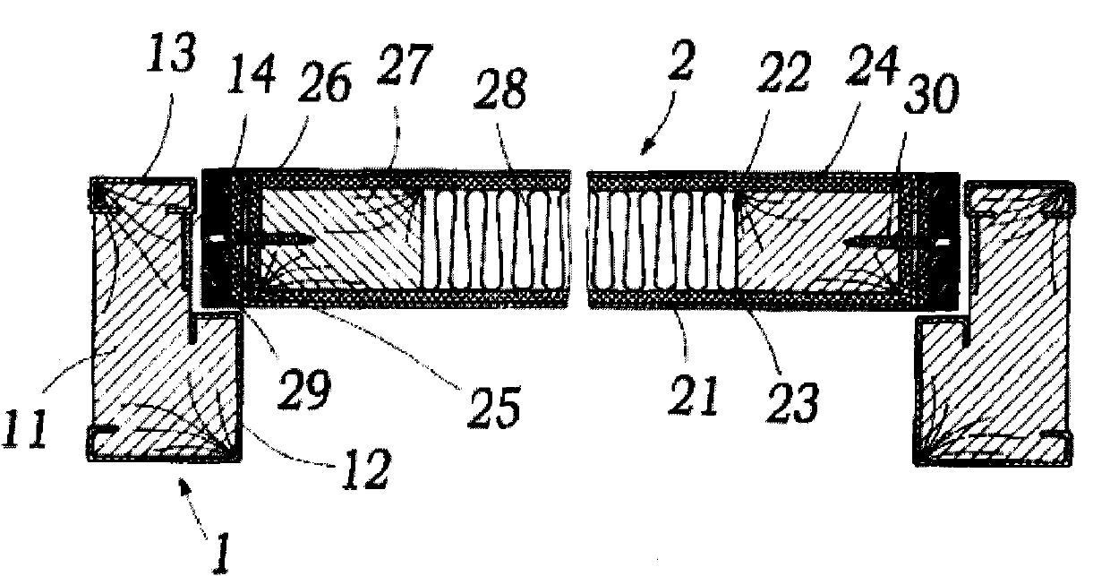 Composite fireproof door