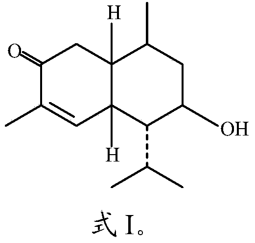 Application of sesquiterpenoids in preparing mite killing medicine