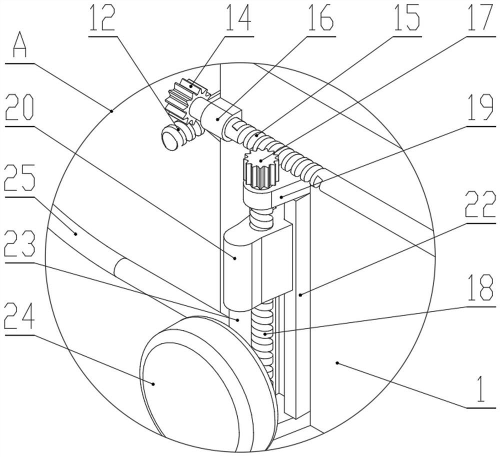 A mechanical lifting type construction machinery transfer device