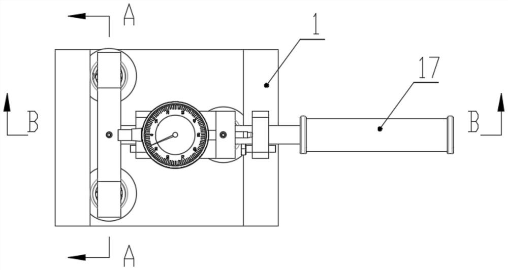 Movable workbench V-groove inspection tool and inspection method thereof