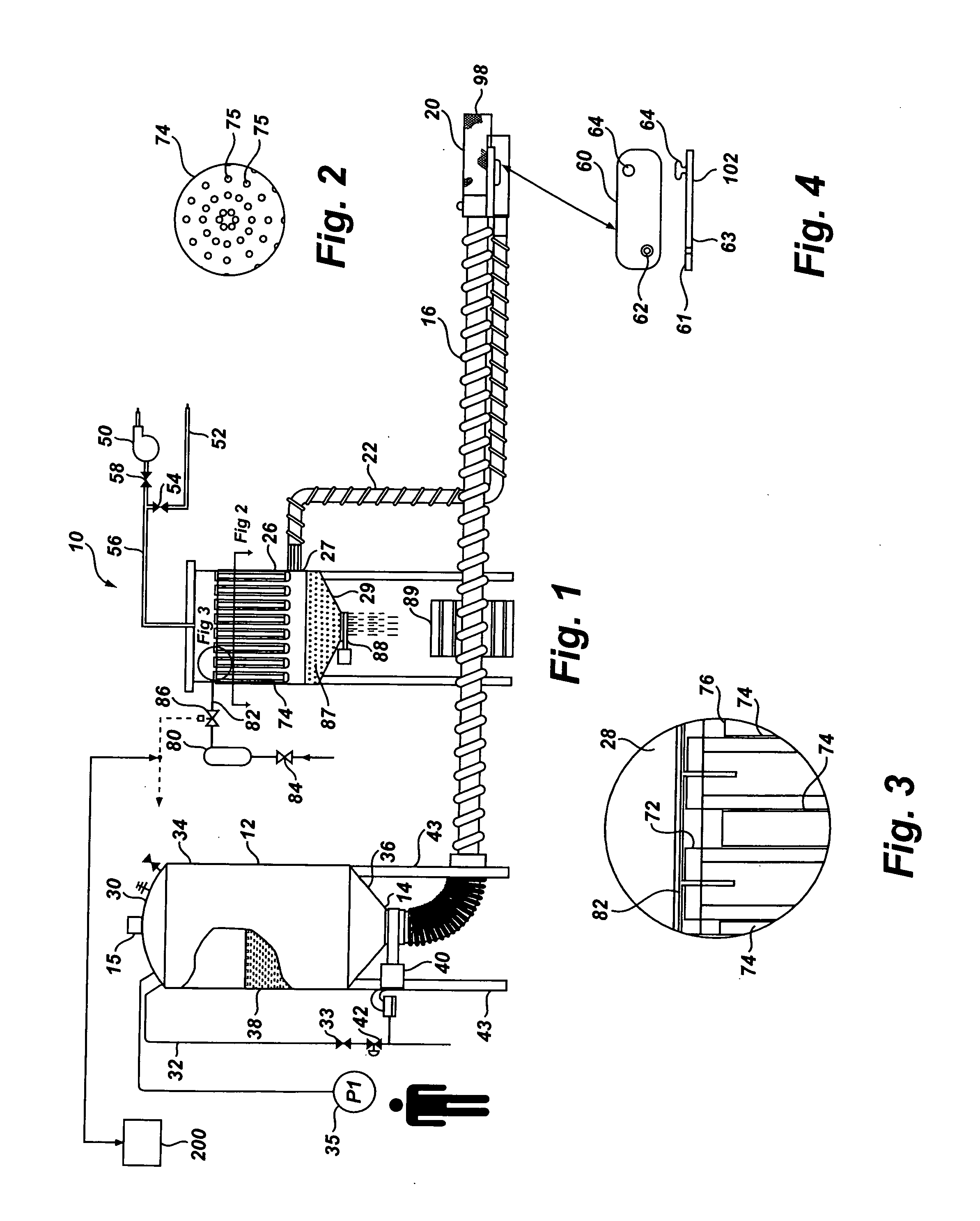 System for delivering solid particulate matter for loading