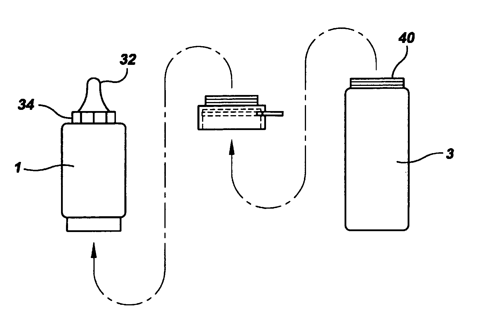 Dual chamber infant bottle