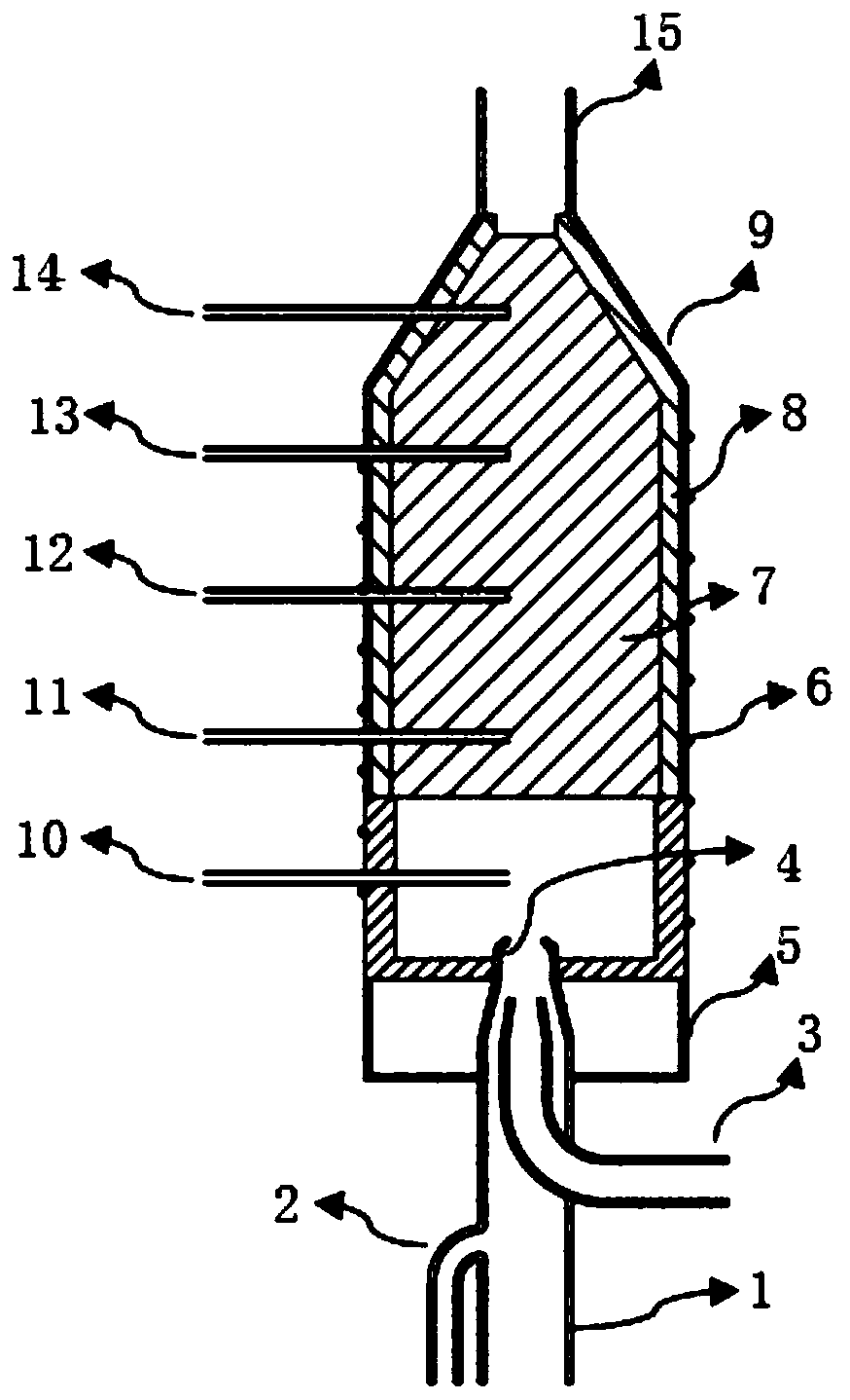 Combustion chamber of solid oxide fuel cell and automatic temperature control method thereof