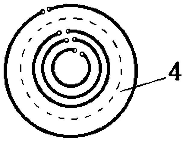 Focal length adjustable type electromagnetic ultrasonic phased array transducer