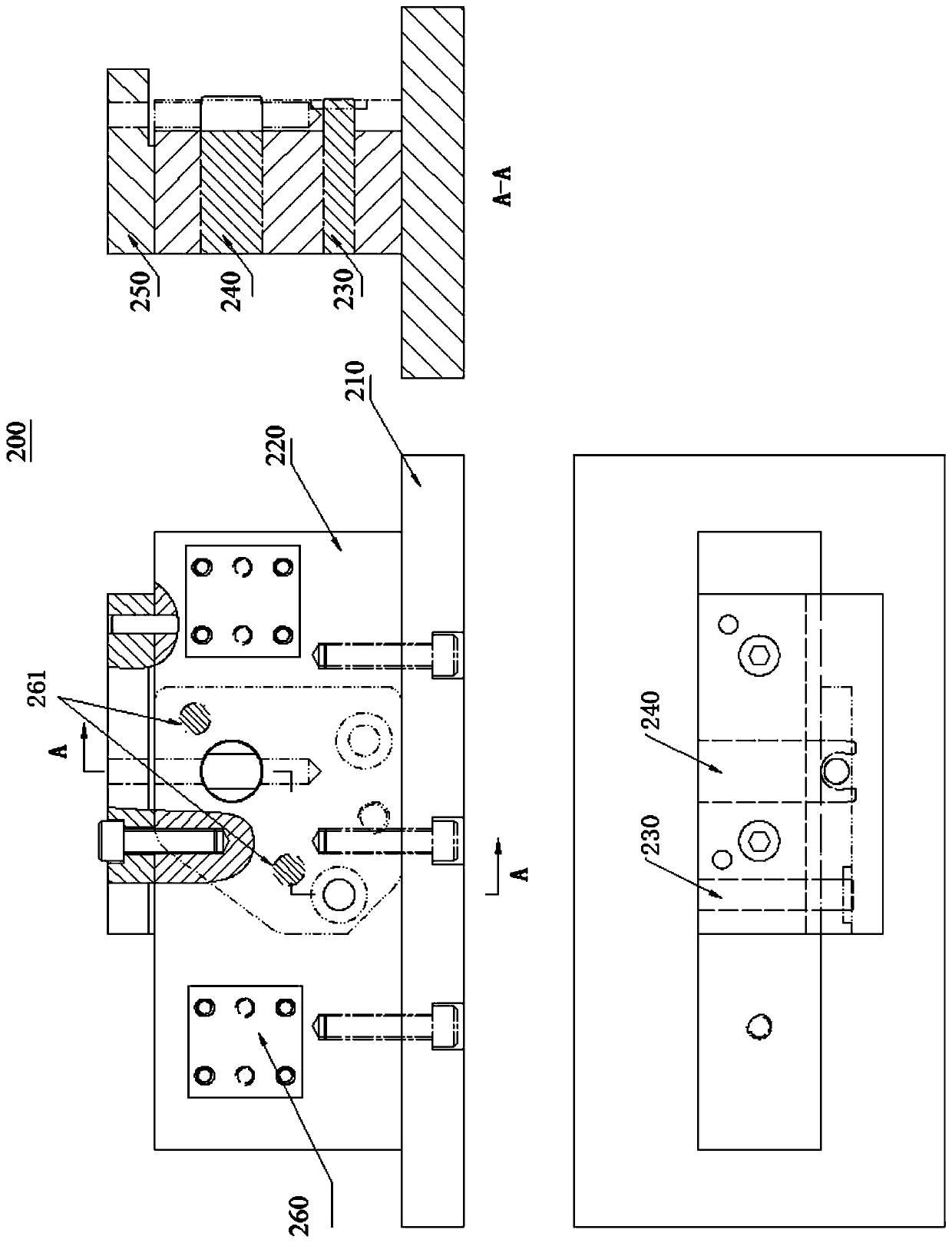 A method for forming low-strength thick plate fine-blanking parts with countersunk holes and slender blind holes