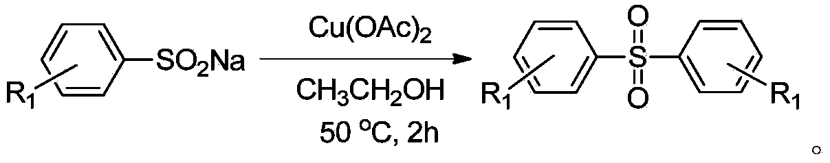 Method for preparing diaryl sulfone