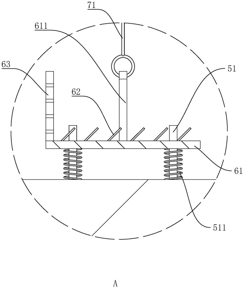 Building drainage structure capable of reducing blockage