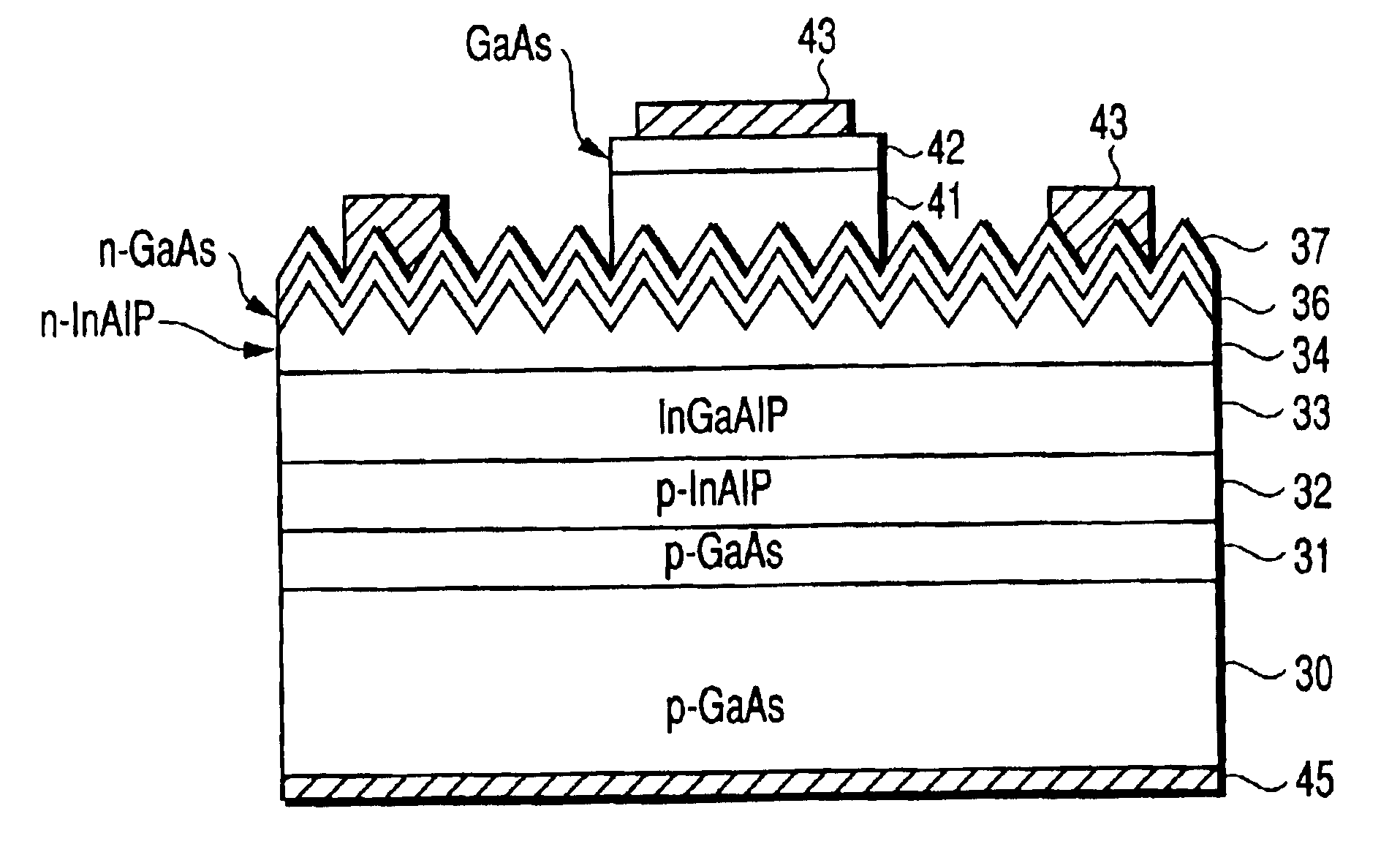 Surface-emitting semiconductor light device