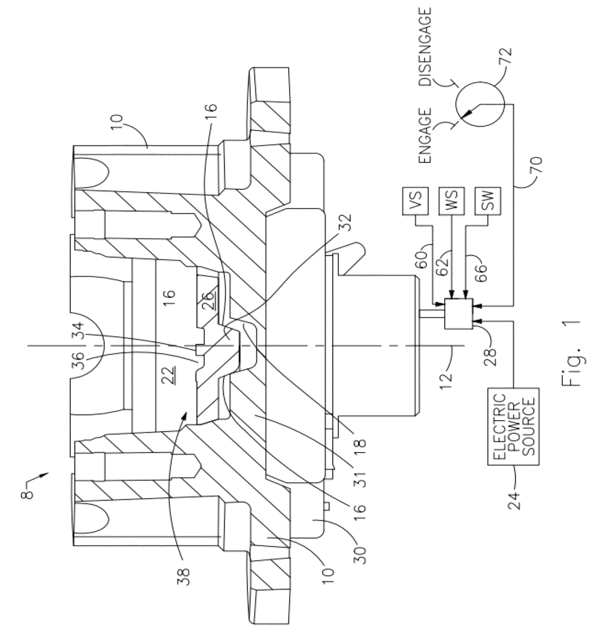 Electronic locking differential