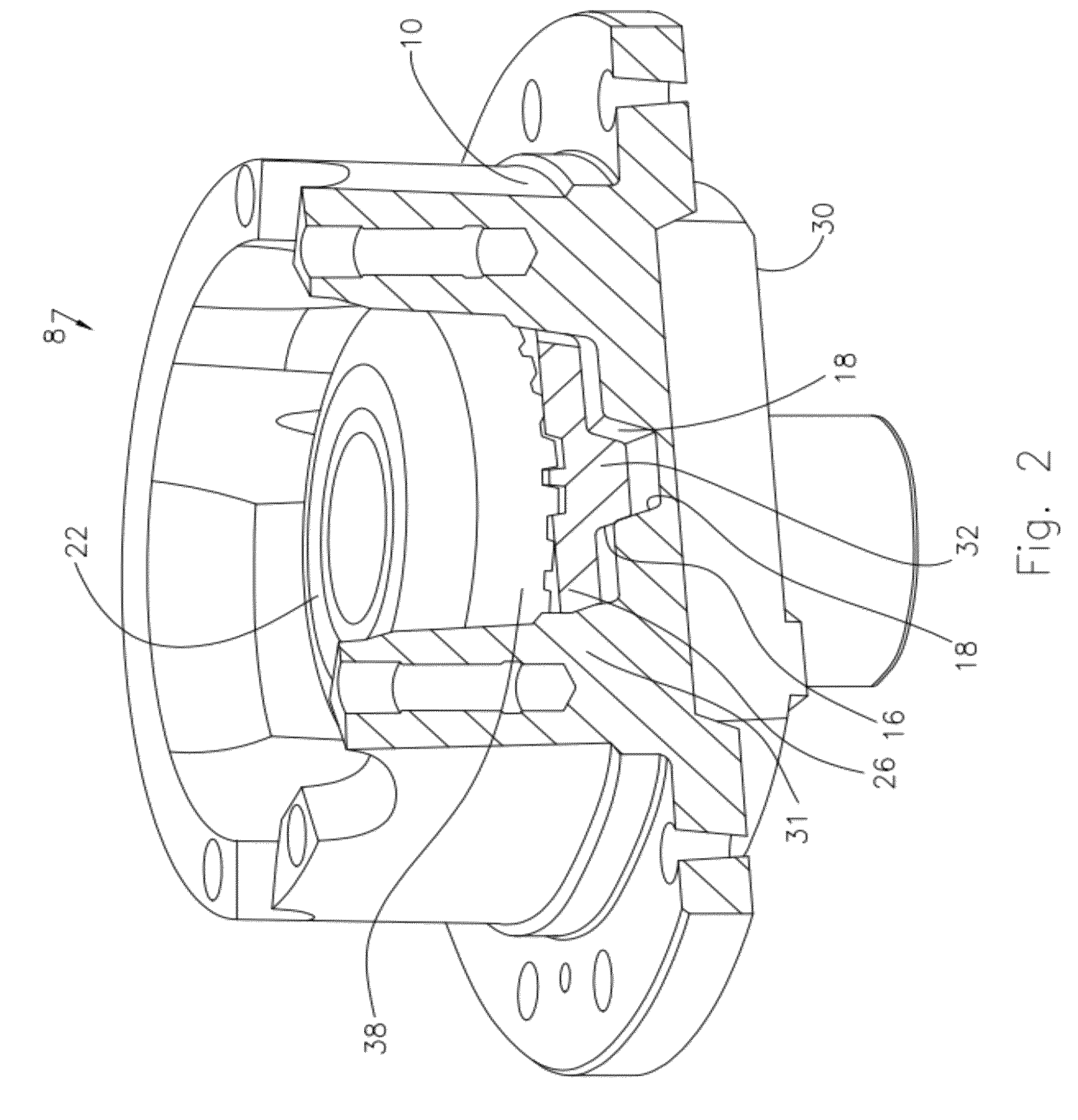 Electronic locking differential