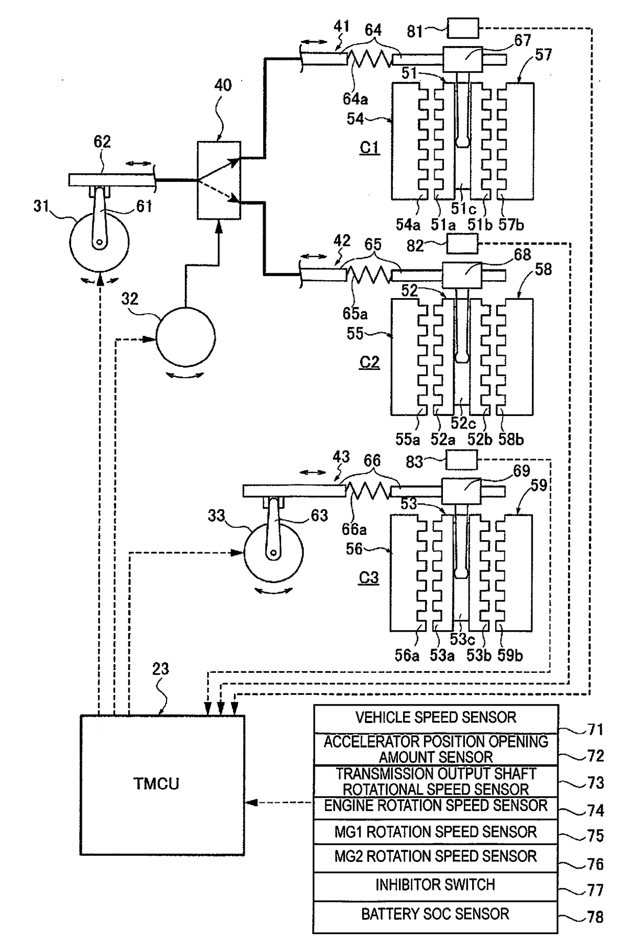 Power generation control device for hybrid vehicle