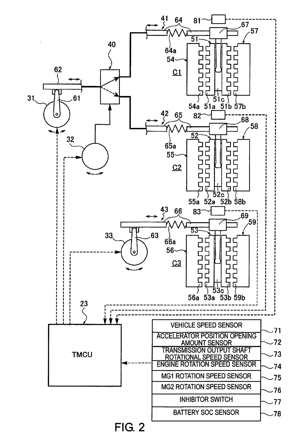 Power generation control device for hybrid vehicle