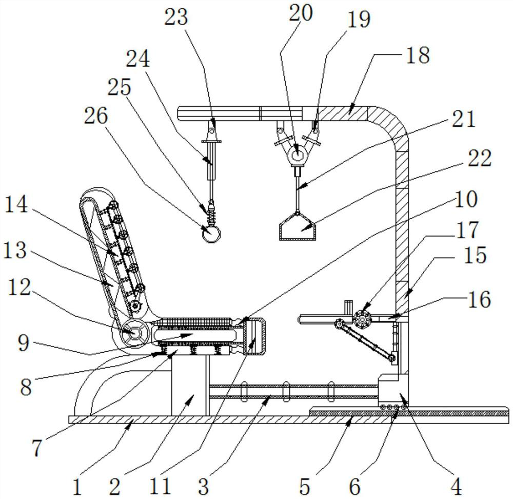 Orthopedic rehabilitation nursing exercise device for preventing muscular atrophy