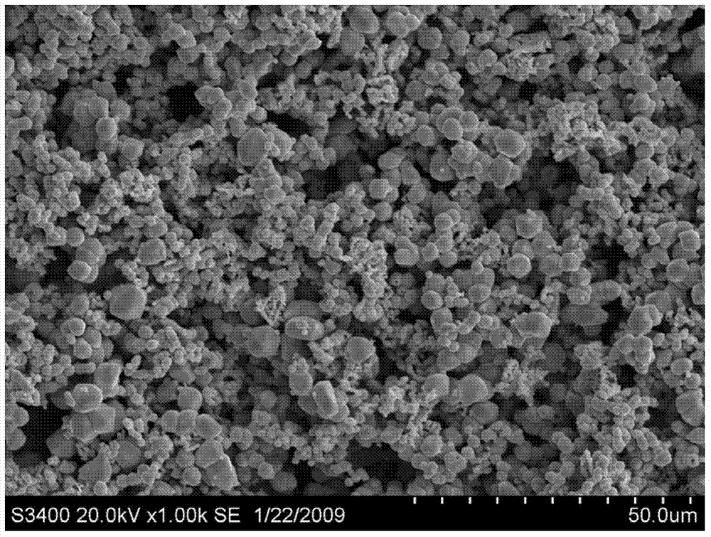 Method for preparing molybdenum powder by ammonium molybdate