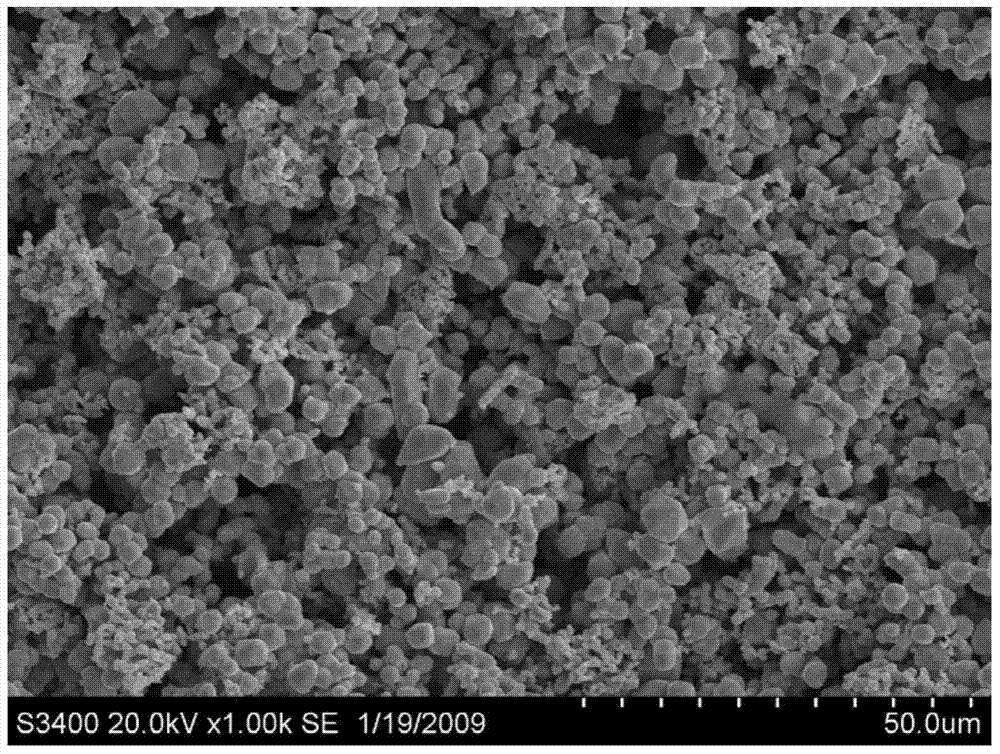 Method for preparing molybdenum powder by ammonium molybdate