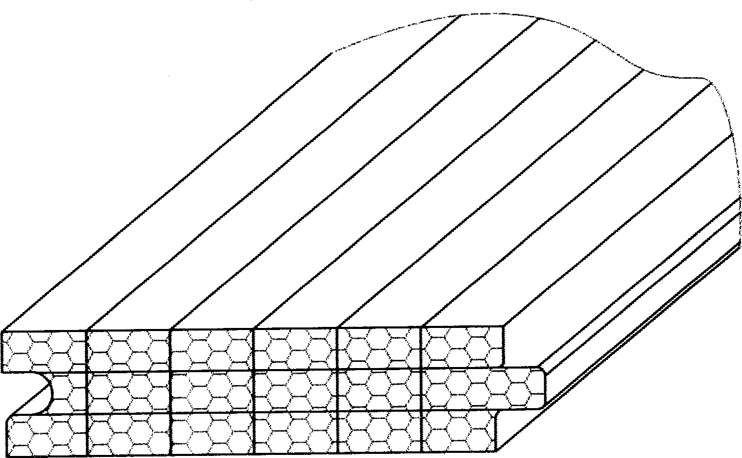 A process for manufacturing anti-crack bamboo plate